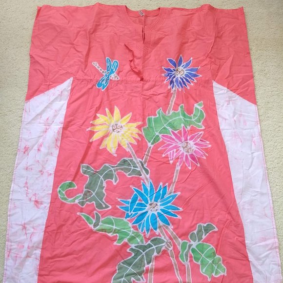 Vintage 70s daydress napdress housedress caftan NWOT - Picture 5 of 10